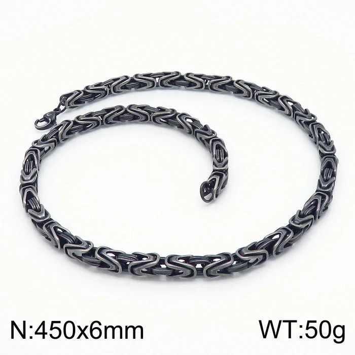 Boiled Black Necklace 45cm