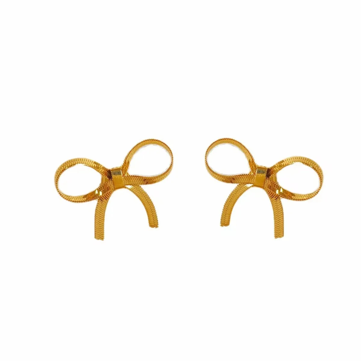 Short Gold Earrings