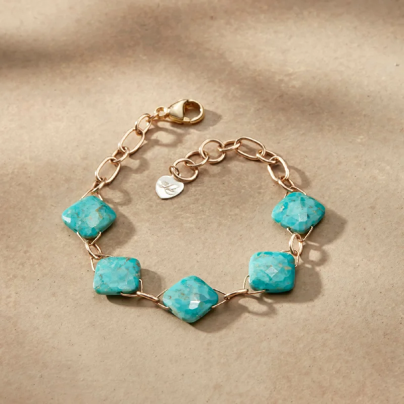 chic gemstone charm bracelets with diamonds for women -Archipelago Bracelet