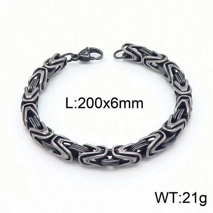 Boiled Black Bracelet 20cm