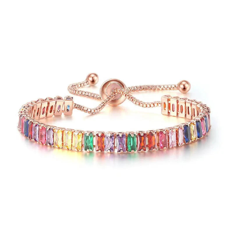 2.5 * 5mm Rose Gold Colorful