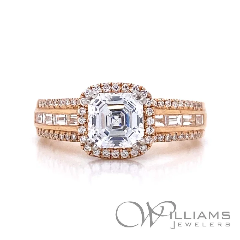 engagement rings with moissanite gemstones -Williams Signature 14 Karat Diamond Engagement Ring