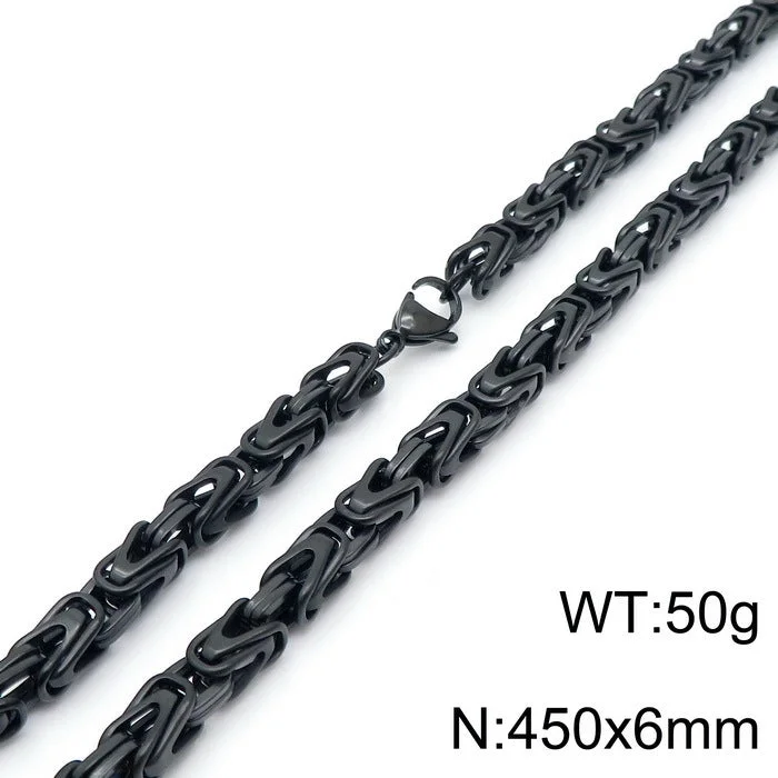 Black Necklace 45cm